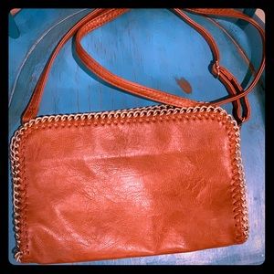 Camel colored Crossbody purse